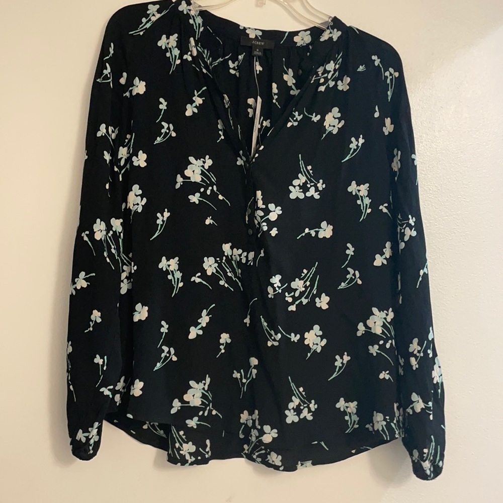Beautiful floral Jcrew blouse